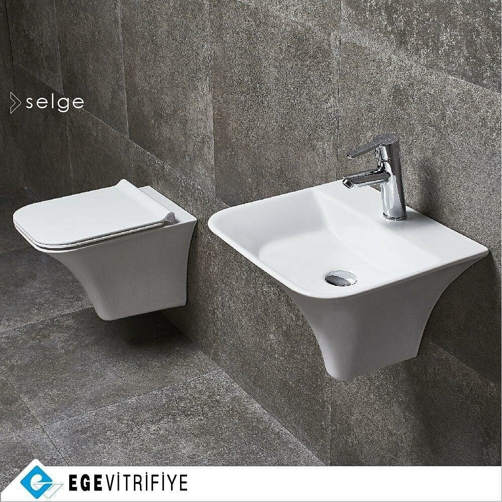 Selge Wall hung WC, rimless (WC only)