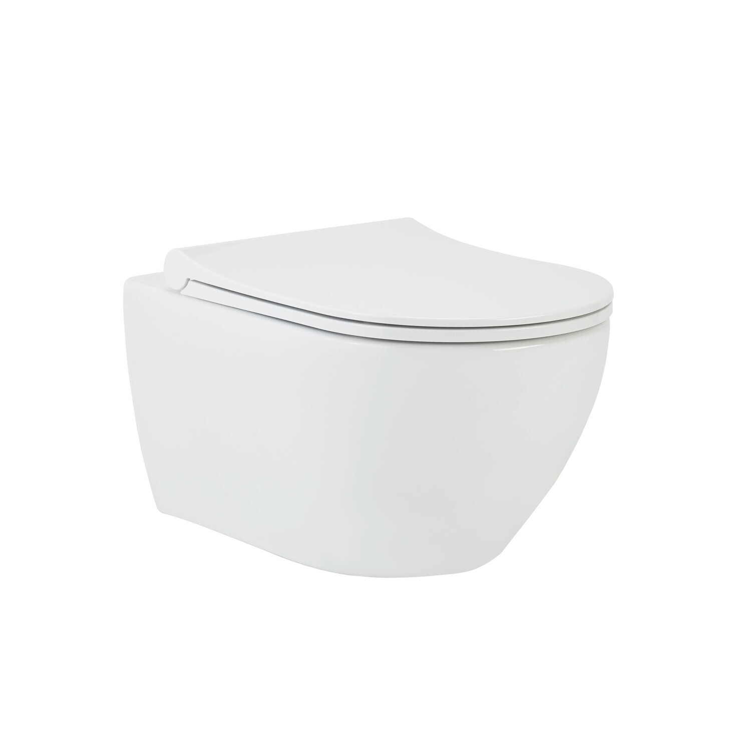 KNIDOS RIMLESS Wall hung WC GLOSSY WHITE Color 