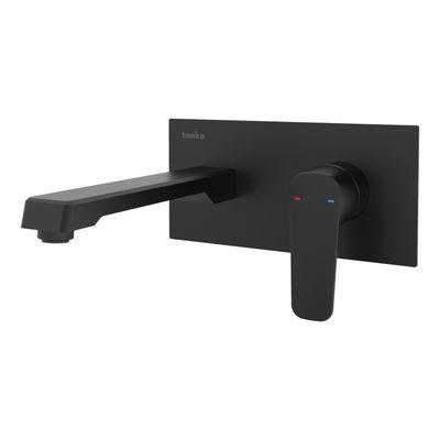 TESKA QUASAR CONCEALED BASIN MIXER - MATT BLACK (E5108)