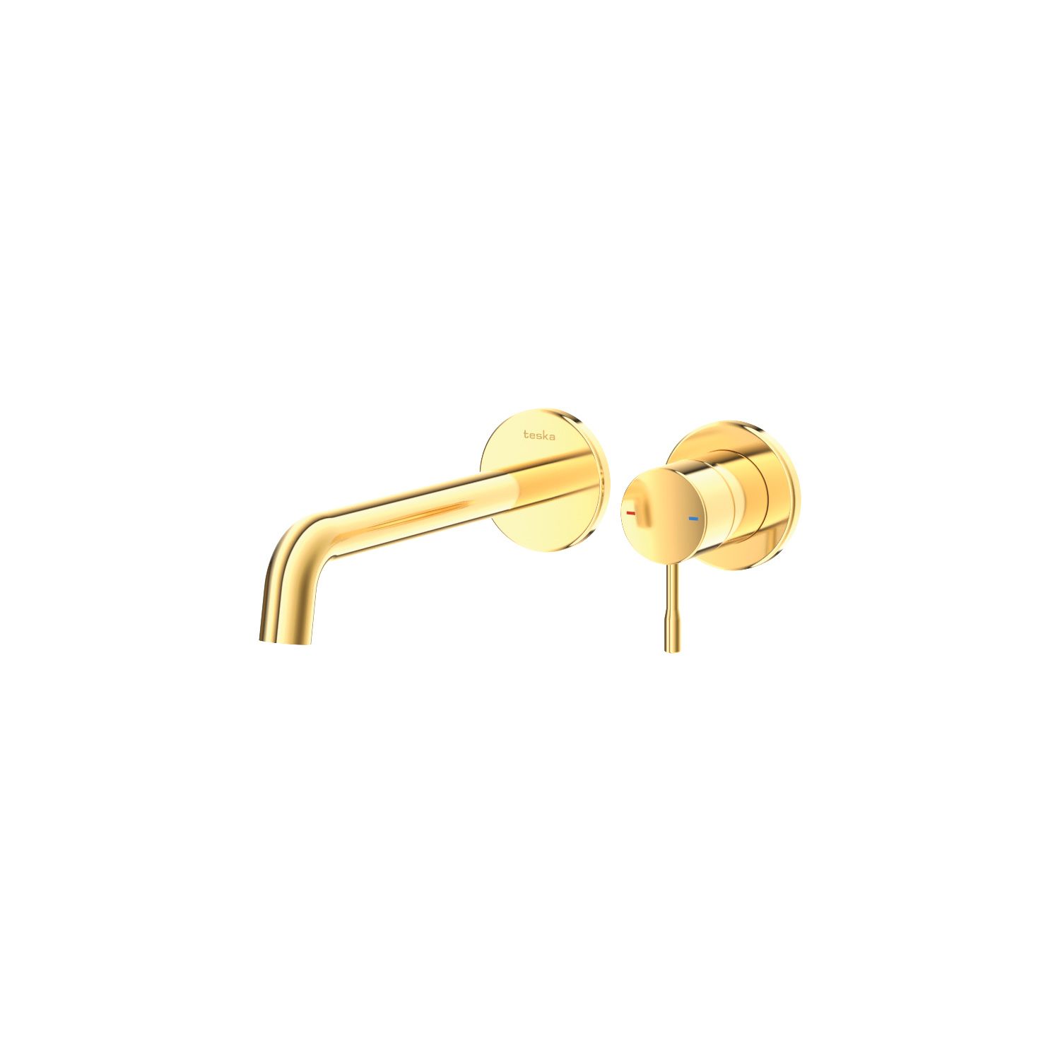 TESKA ATLAS CONCEALED BASIN MUXER SET - BRIGHT GOLD- E5707