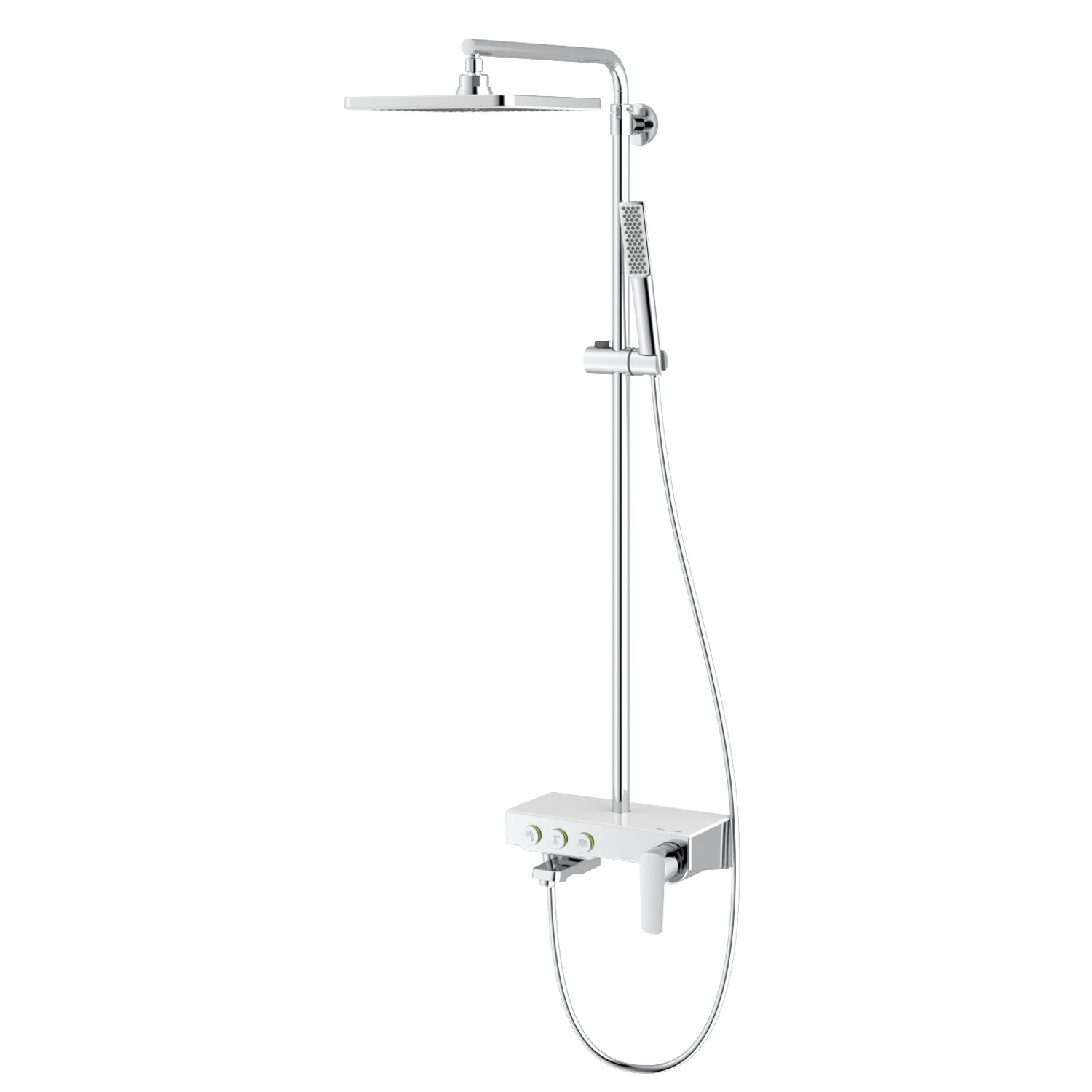 TESKA NIAGARA 3 WAY SHOWER SET - CHROME-