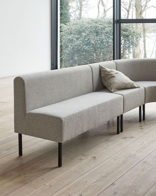 Einzel-Sitzbank Bouclé
