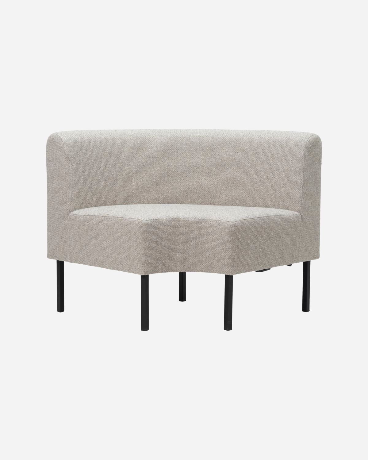 Eckmodul Sitzbank Bouclé