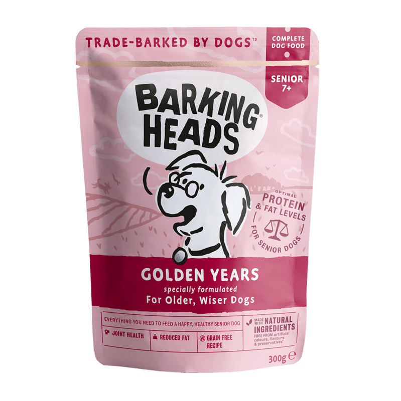 Barking Heads Golden Years 300g Sachet