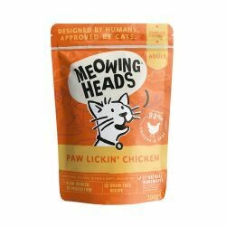 Meowing Heads Paw Lickin' Chicken Pouch 100g