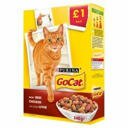 Go-Cat Chicken/Beef/Liver 340g