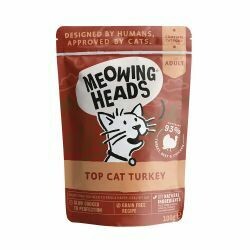Meowing Heads Top Cat Turkey Pouch 100g