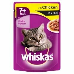 Whiskas 7+ Cat Pouch with Chicken in Gravy 100g