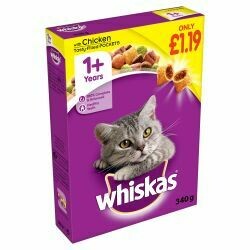Whiskas 1+ Complete Dry Chicken 340g