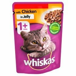 Whiskas 1+ Cat Pouch with Chicken in Jelly 100g