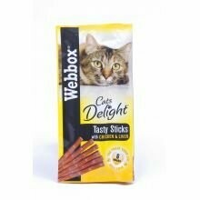 Webbox Cats Delight Chicken & Liver 6x snacks