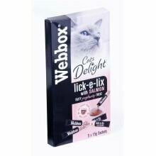 Webbox Lick-e-Lix Salmon & Omega 3&6 5 pack