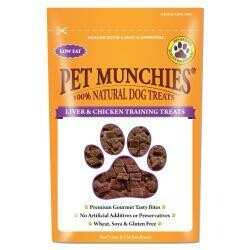 Pet Munchies 100% Natural Liver & Chicken Training Treat 50g