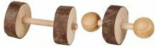 Set of Wooden Dumbbells