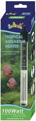 100watt aquarium heater with temperature setting scale