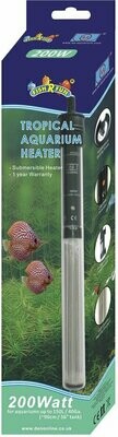 FRF 200watt aquarium heater with temperature setting scale.