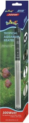 FRF 300watt aquarium heater with temperature setting scale.