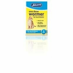 Johnson's One Dose Wormer Cat 2tabs