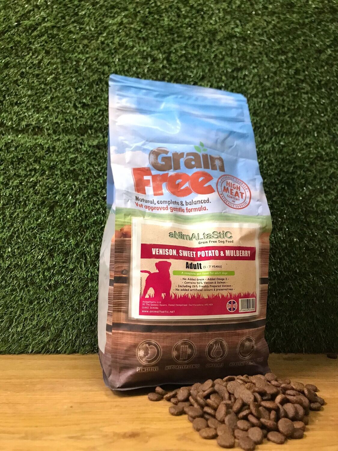 Animaltastic Grain Free Venison 12kg