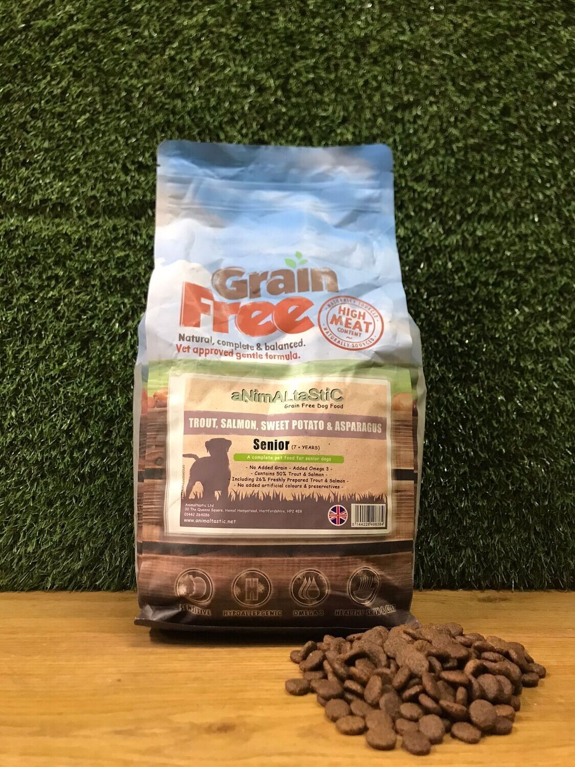 Animaltastic Grain Free Senior Trout 12kg