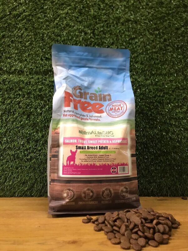 Animaltastic Grain Free Small Bite Salmon 12kg