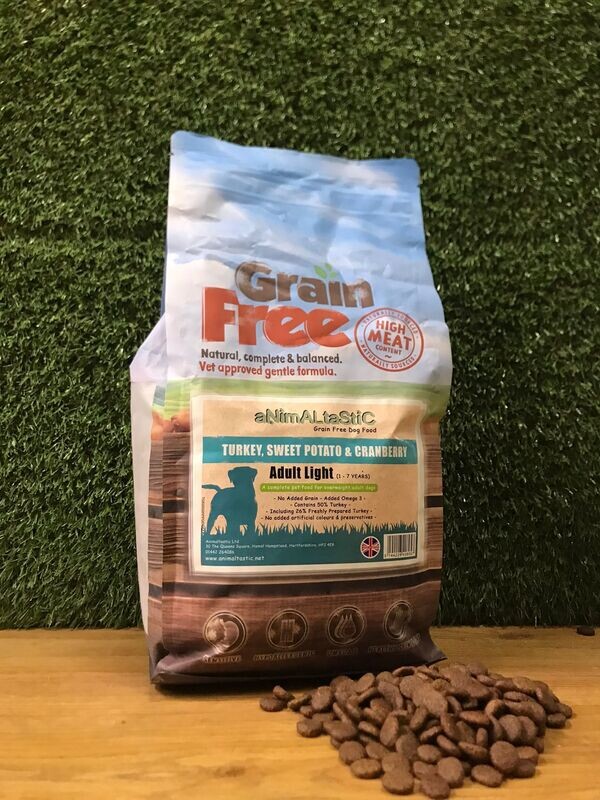 Animaltastic Grain Free Turkey Light 6kg