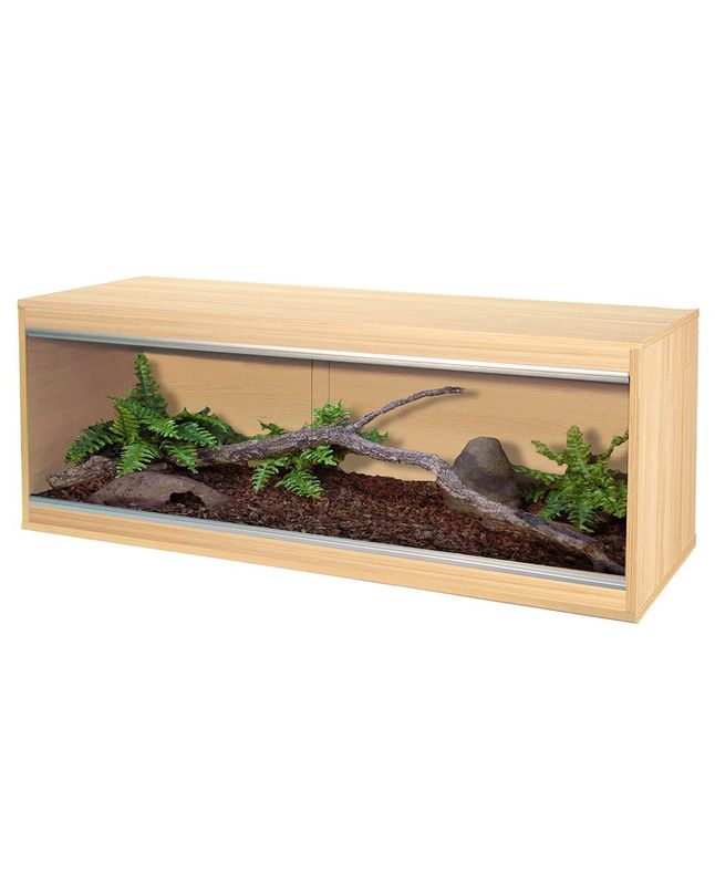 Viv Exotic Maxi Large Oak Vivarium
