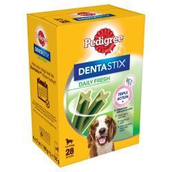 Pedigree Dentastix Fresh Medium Dog 28's