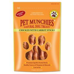 Pet Munchies Chicken With Carrot  Sticks 80g