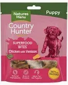 Country Hunter Superfood Bites  Puppy Chicken with venison
