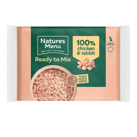 Raw Chicken and Rabbit  Block 400g
