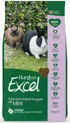 Excel Adult Light Rabbit Nuggets with Mint 1.5kg