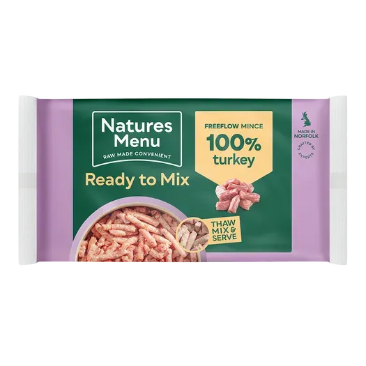 Natures Menu Raw Turkey Freeflow 2kg