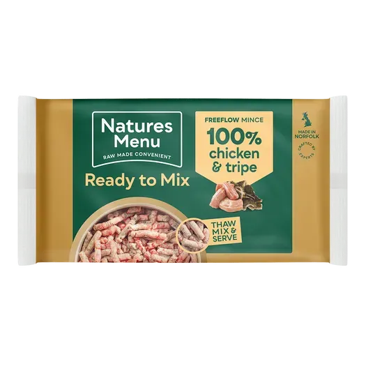 Natures Menu Raw Chicken and Tripe Freeflow 2kg