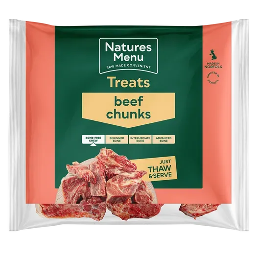 Natures Beef Chunks 1kg