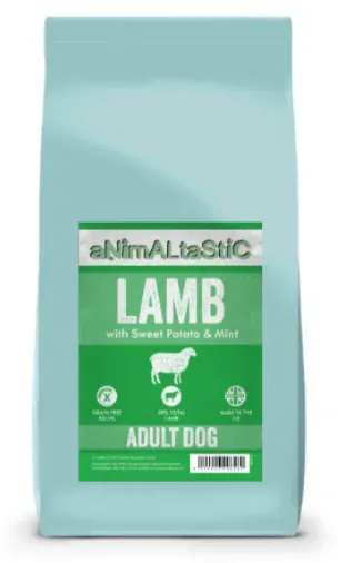 Animaltastic Grain Free Lamb with Sweet Potato & Mint 12kg