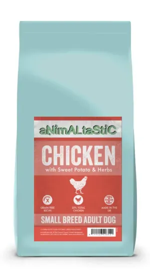 Animaltastic Grain Free Small Breed Chicken with Sweet Potato & Herbs 2kg