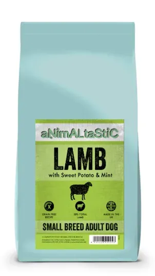 Animaltastic Grain Free Small Breed Lamb, Sweet Potato & Mint 6kg