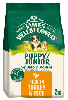 James Wellbeloved Puppy/Junior Turkey 2kg
