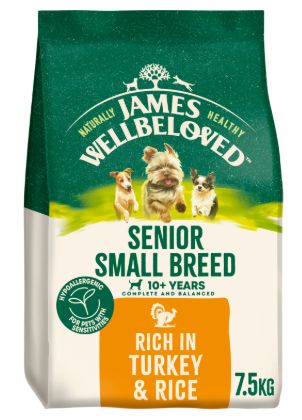 James Wellbeloved Senior Small Breed Turkey 2kg
