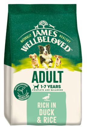 James Wellbeloved Adult Duck 2kg