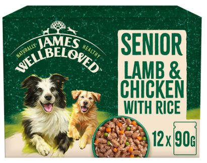 James Wellbeloved Senior Lamb & Chicken 12 Pouches