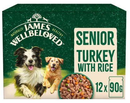 James Wellbeloved Senior Turkey 12 Pouches
