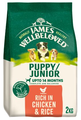 James Wellbeloved Puppy/Junior Chicken 2kg