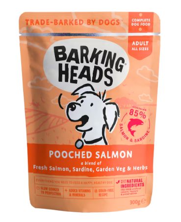 Barking Heads Pooched Salmon 300g Sachet