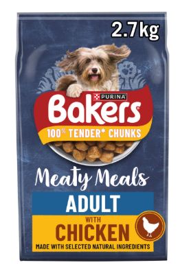 Bakers Meaty Meals Chicken Adult 2.7kg