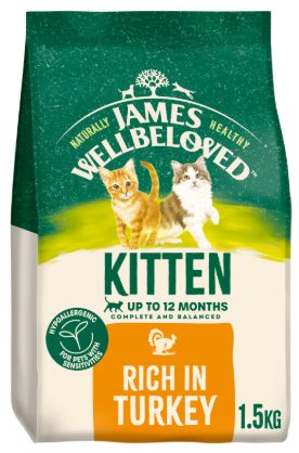 James Wellbeloved Kitten Turkey 1.5kg