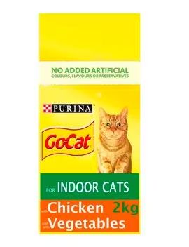 GoCat Indoor Adult Cat Chicken 2kg