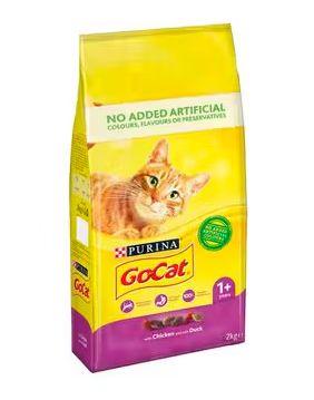 GoCat Adult Cat Chicken and Duck 2kg