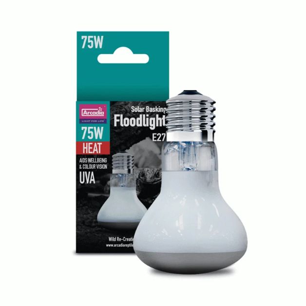 Arcadia Solar Basking Floodlight 75w E27